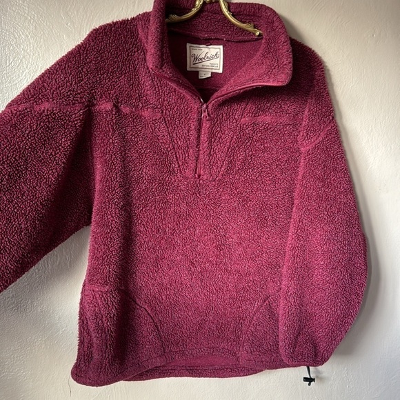 Woolrich Burgandy Pullover Size Small - Picture 2 of 5